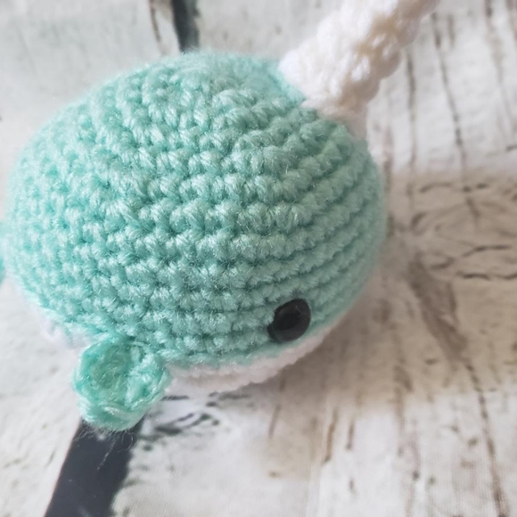 Mint Crochet Narwhal Amigurumi - Picture 5 of 11